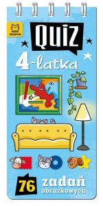 Quiz 4-latka. 76 zadań obrazkowych