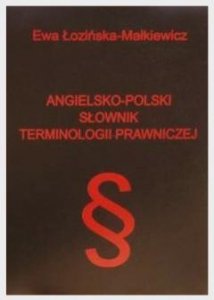 Angielsko-polski słownik terminologii prawniczej 