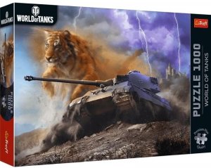 Puzzle 1000 elementów. Trefl Premium Plus World of Tanks: Tygrys II