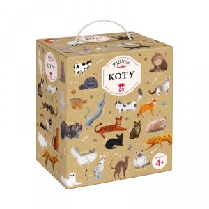 CzuCzu. Puzzlove CzuCzu. Koty. 60 elementów 4+