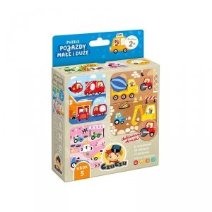 CzuCzu. Puzzle Pojazdy małe i duże 2+