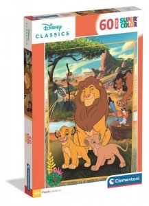 Puzzle 60 elementów. Maxi. Super kolor. The Lion King