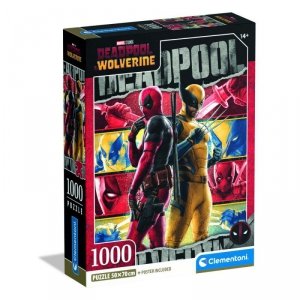 Puzzle 1000 elementów. Compact Deadpool & Wolverine