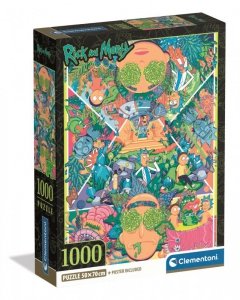 Puzzle 1000 elementów. Compact. Rick and Morty