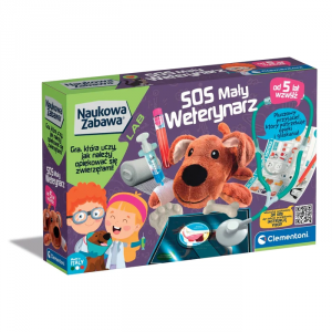 Naukowa zabawa. SOS Mały Weterynarz. Clementoni 50712