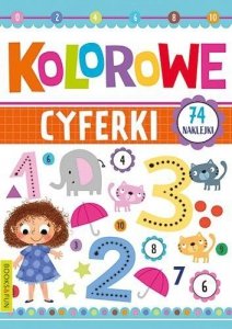 Kolorowe cyferki plus naklejki