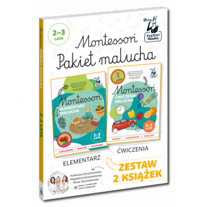 Kapitan Nauka. Montessori. PAKIET malucha 2-3 lata