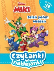 Czytanki naklejanki. Dinsey Junior Miki. Dzień pełen wrażeń