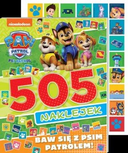 Psi Patrol. 505 naklejek. Baw się z Psim Patrolem