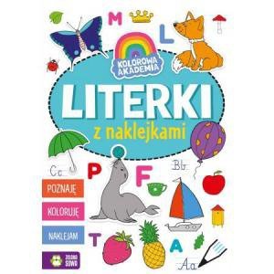 Kolorowa Akademia. Literki z naklejkami