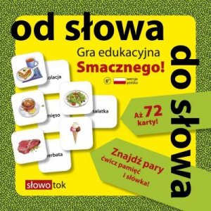 Gra edukacyjna Smacznego! wersja polska. Od słowa do słowa (72 karty MEMO) 