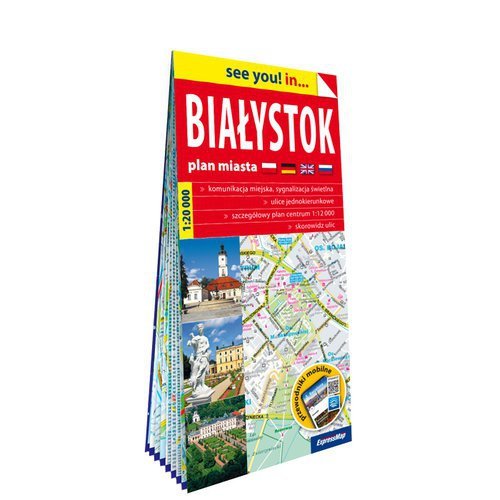 Białystok papierowy plan miasta 1:20 000