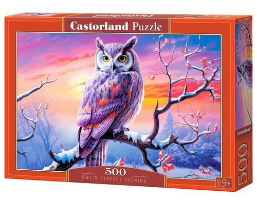 Puzzle 500 Owl&#039;s Perfect Evening