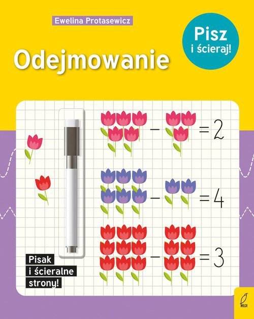 Pisz i ścieraj Odejmowanie