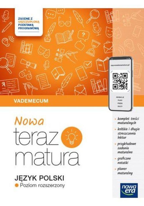 Nowa Teraz Matura Język polski Vademecum Poziom rozszerzony