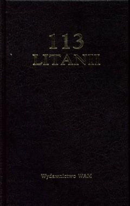 113 Litanii okładka czarna