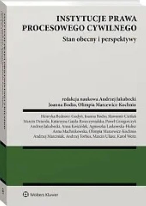 Instytucje prawa procesowego cywilnego