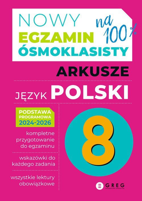 Nowy Egzamin ósmoklasisty Arkusze język polski 2024-2026