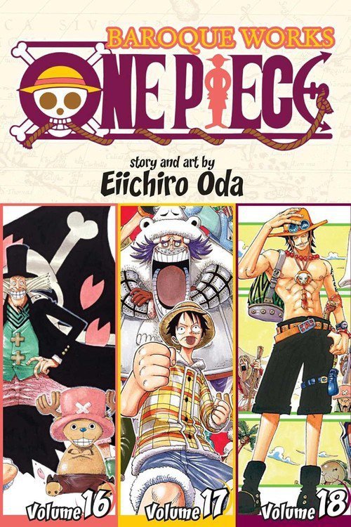 One Piece Baroque Works vol. 16-17-18