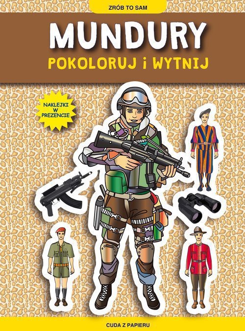 Mundury Pokoloruj i wytnij