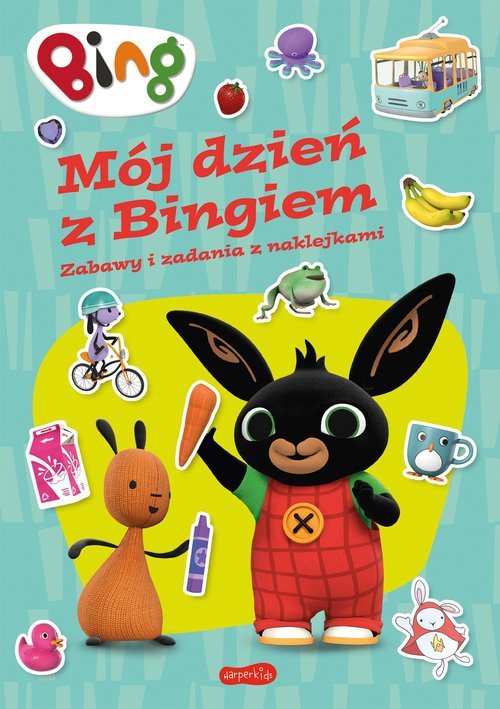 Mój dzień z Bingiem Zabawy i zadania z naklejkami