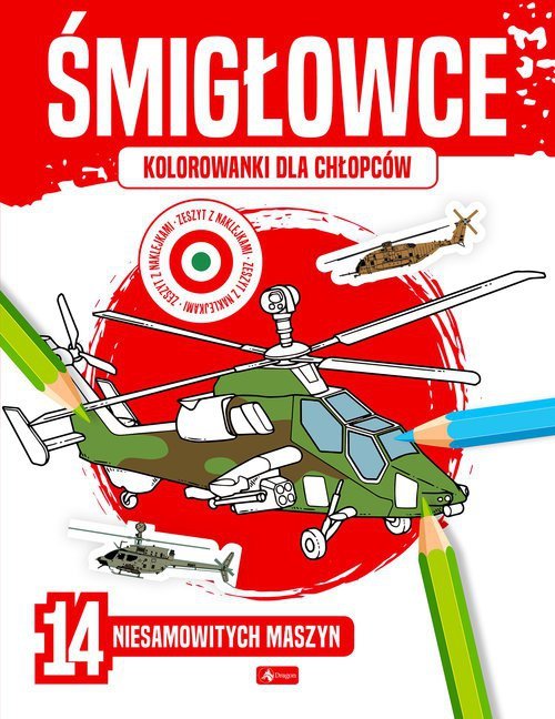 Kolorowanki dla chłopców Śmigłowce