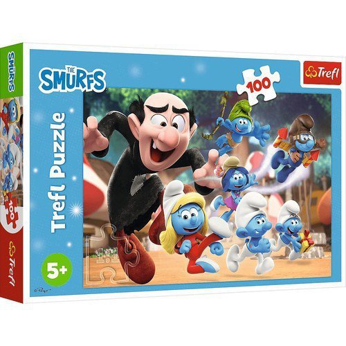 Puzzle 100 Nauki Papy Smerfa