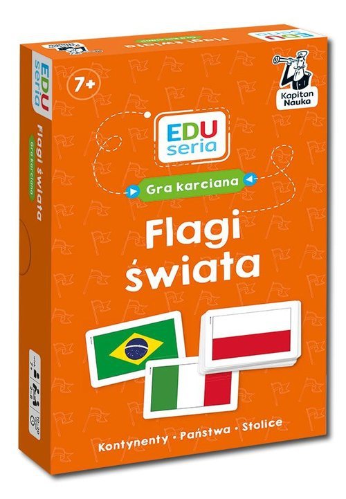EDUseria Flagi świata Gra karciana Kapitan Nauka