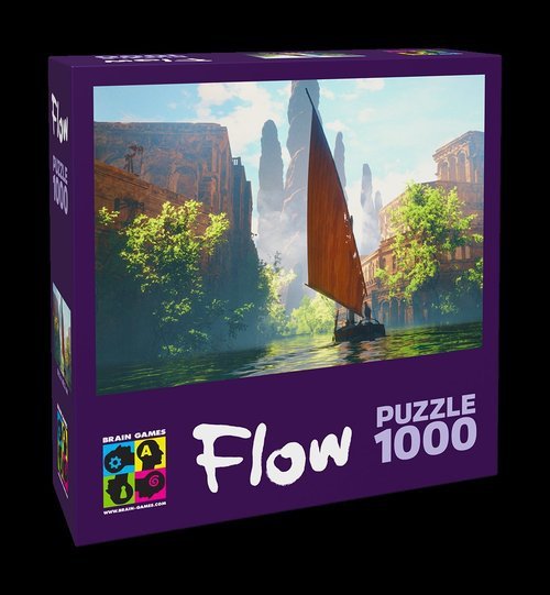 Puzzle 1000 Flow łódź