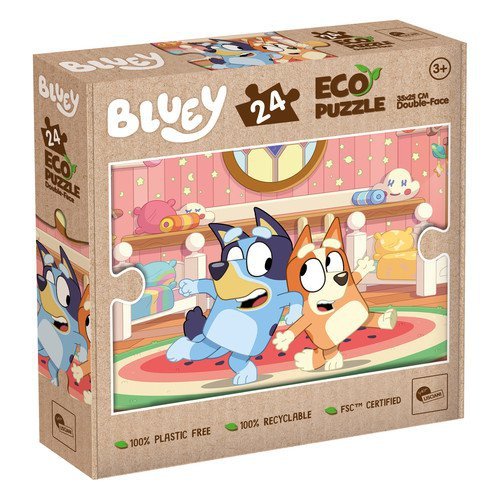 Puzzle Eco 24 dwustronne Bluey