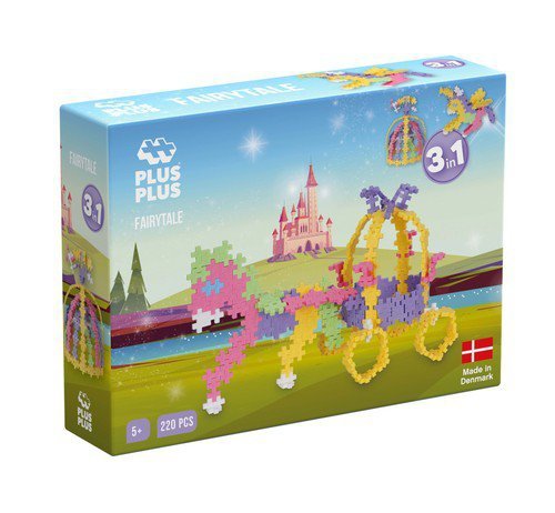 Plus-Plus Pastelowe Fairytale 3w1 220 elementów
