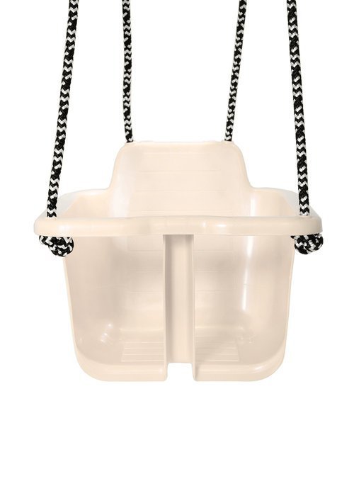 Huśtawka dziecięca ze sznurkami max 25kg Kolor soft neutral PLASTO