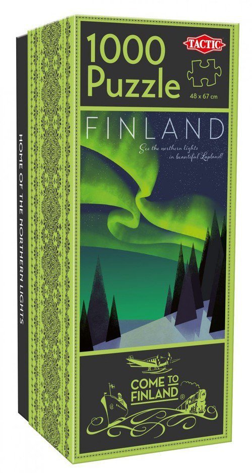 Puzzle 1000 Northern Lights Come to Finland