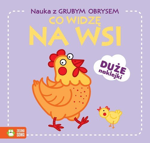 Nauka z grubym obrysem Co widzę na wsi