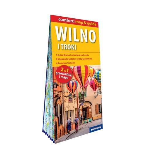 Wilno laminowany map&guide 2w1: przewodnik i mapa