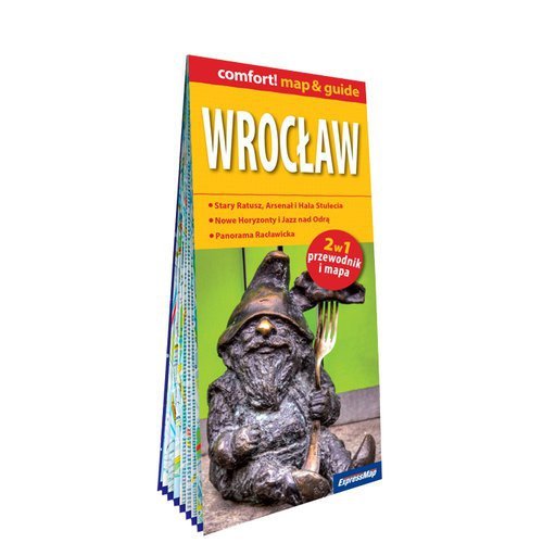 Wrocław laminowany map&guide 2w1: przewodnik i mapa