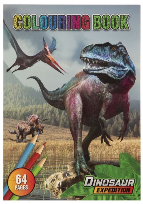 Kolorowanka Dino A4