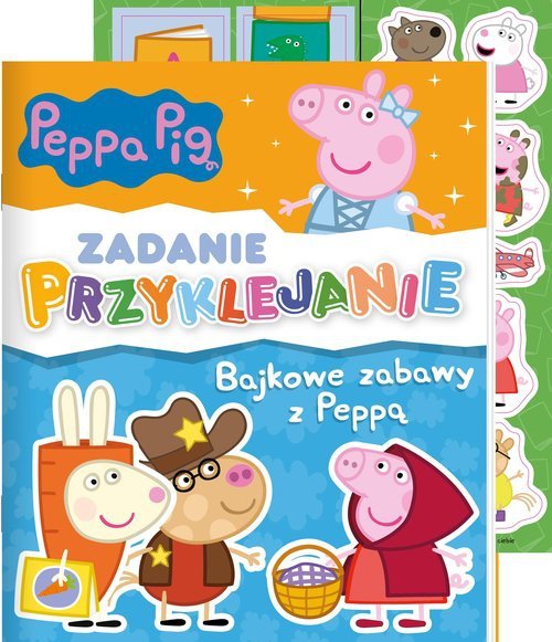 Peppa Pig. Zadanie Przyklejanie. Bajkowe zabawy z Peppą