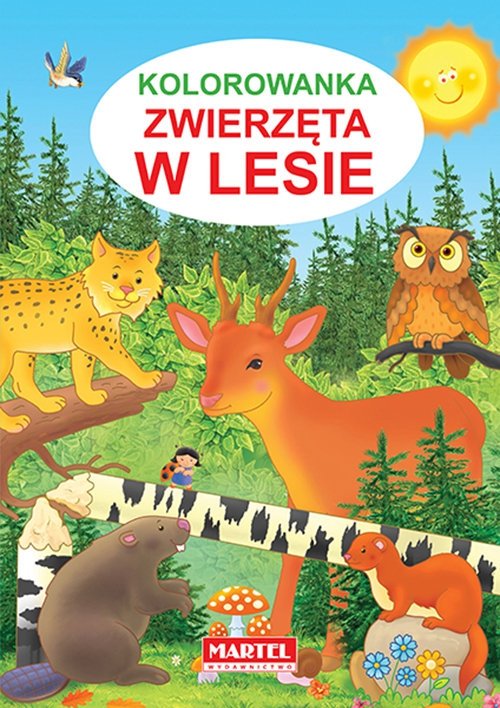 Kolorowanka Zwierzęta w lesie
