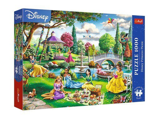 Puzzle Premium Plus Quality Piknik z Księżniczkami 1000