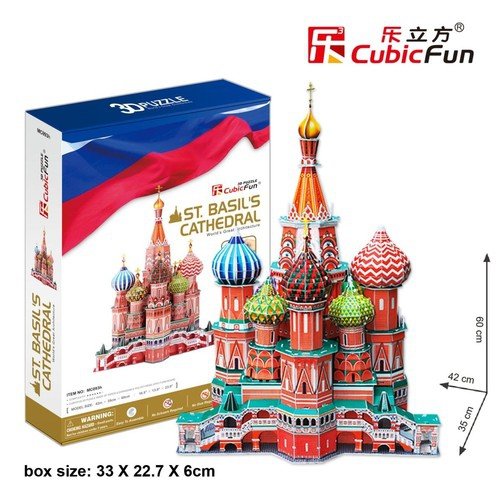 Puzzle 3D Sobór Wasyla Błogosławionego