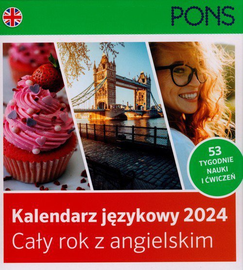 Kalendarz językowy 2024. Cały rok z angielskim PONS