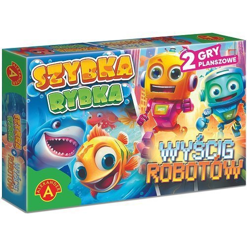 Szybka rybka Wyścig robotów Rodzinna gra planszowa