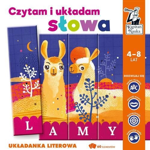 Kapitan Nauka Czytam i układam słowa Układanka literowa