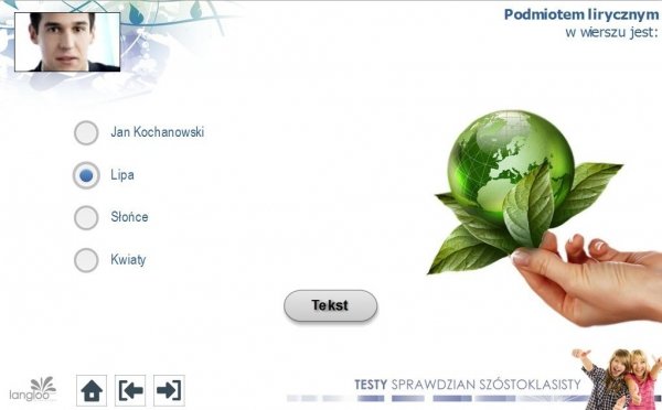 Testy - sprawdzian szóstoklasisty. Multimedialny kurs przygotowujący do egzaminu szóstoklasisty. PC CD-ROM