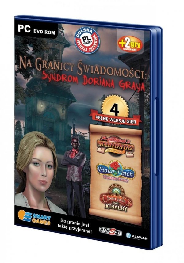 Na granicy świadomości: syndrom Doriana Graya. 4 pełne wersje gier. Smart games. PC DVD-ROM + 2 gry w wersji demo