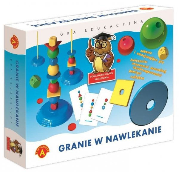 Gra Granie w nawlekanie sowa mądra głowa 1747