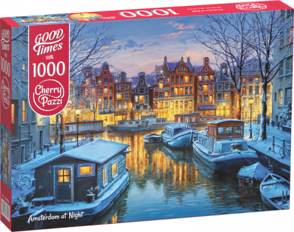 Puzzle 1000 CherryPazzi Amsterdam at Night 30264 zima