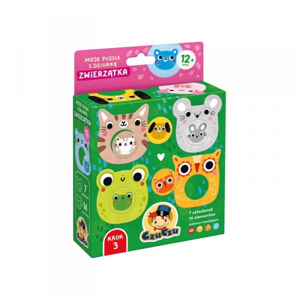 Moje puzzle z dziurką Zwierzątka CzuCzu