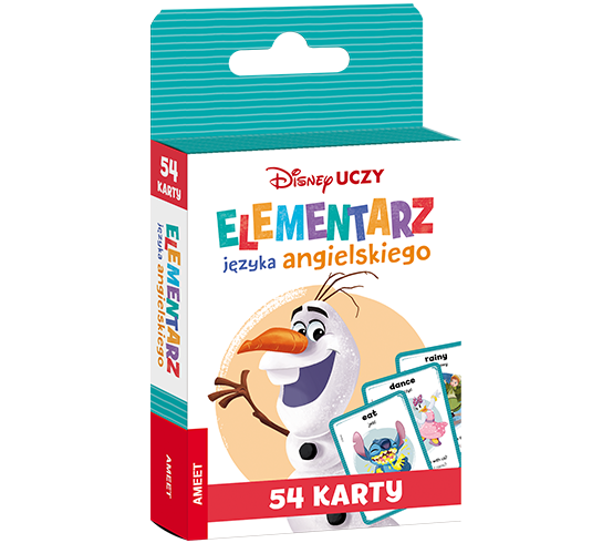 Disney Uczy Karty do elementarza Języka Angielskiego UEK-9302